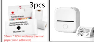 Portable Mini Thermal Label Printer Home Photo Printer Student Wrong Question Printer Bluetooth-compatible Mini Label Printer Price Tag-c