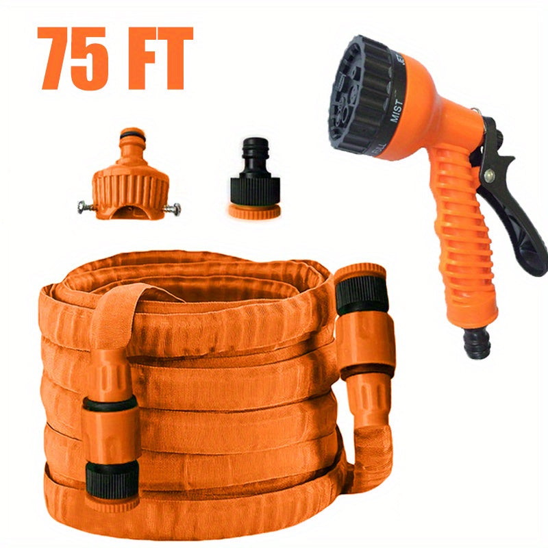 25/ 50/ 75/ 100/ 125/ 150ft Garden Hose, Kink Resistant, Plastic Water Hose for RV, Boat, Camping, Tree Care and Watering - Four Seasons Outdoor Use, Garden Watering Hose | Easy-to-Store Hose | Durable Polyester Hose Seasonal