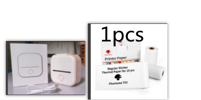 Portable Mini Thermal Label Printer Home Photo Printer Student Wrong Question Printer Bluetooth-compatible Mini Label Printer Price Tag-c
