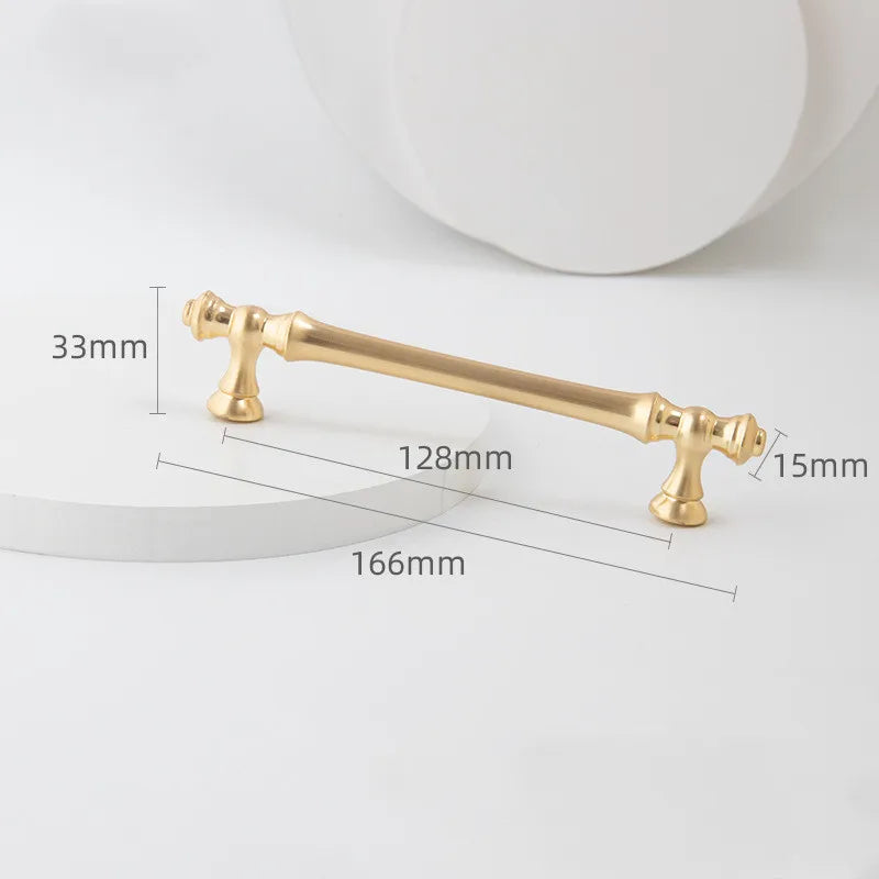 Zinc Alloy Cabinet Door Handles Gold Black Knobs Antique Drawer Pulls Vintage Kitchen Cupboard Handle Wardrobe Pull Hardware