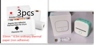 Portable Mini Thermal Label Printer Home Photo Printer Student Wrong Question Printer Bluetooth-compatible Mini Label Printer Price Tag-c