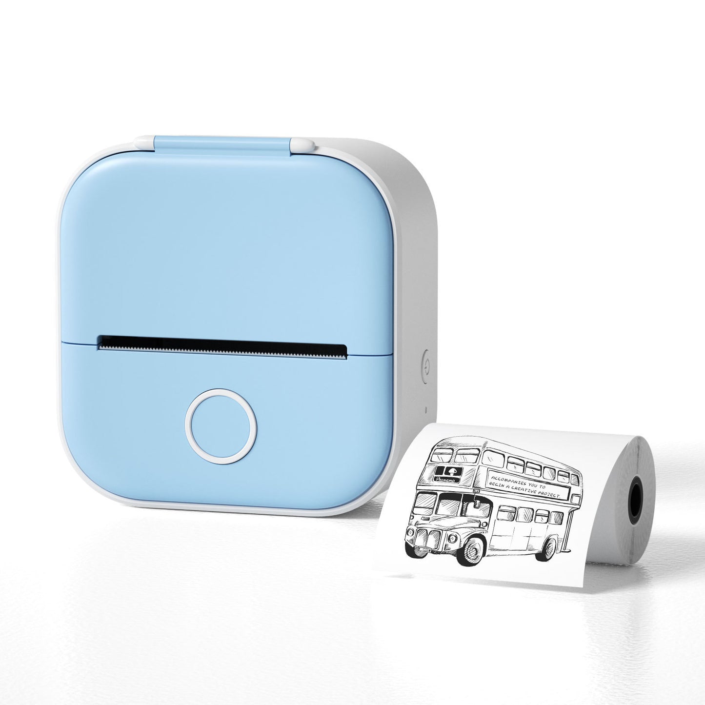 Portable Mini Thermal Label Printer Home Photo Printer Student Wrong Question Printer Bluetooth-compatible Mini Label Printer Price Tag-c