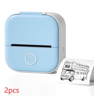 Portable Mini Thermal Label Printer Home Photo Printer Student Wrong Question Printer Bluetooth-compatible Mini Label Printer Price Tag-c