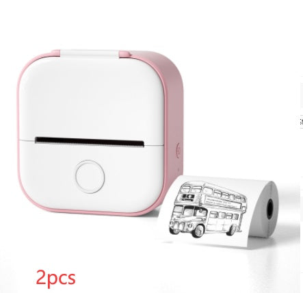 Portable Mini Thermal Label Printer Home Photo Printer Student Wrong Question Printer Bluetooth-compatible Mini Label Printer Price Tag-c