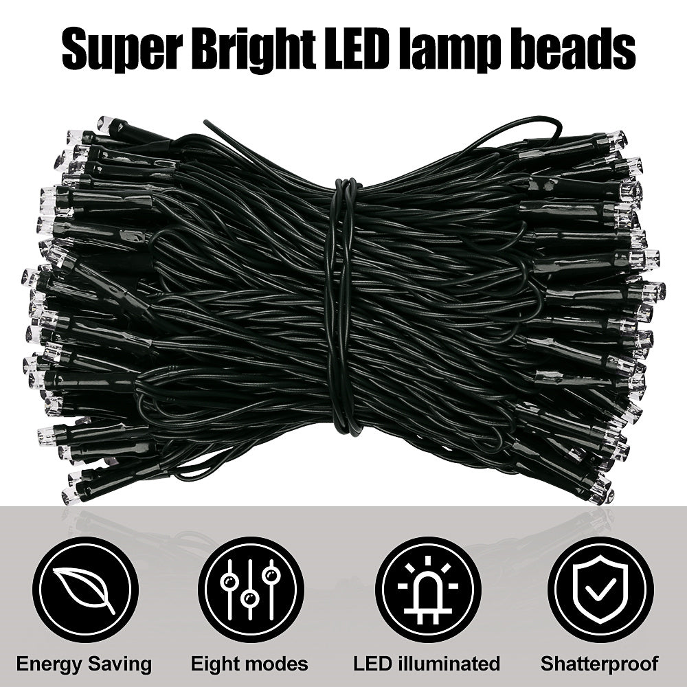 23-99ft LED Solar Light 50-300 Lights Outdoor Waterproof Fairy Garland Lights Christmas Party Halloween Decorations Solar Lights