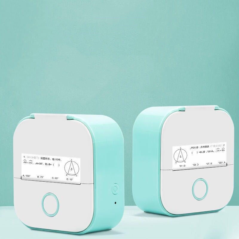 Portable Mini Thermal Label Printer Home Photo Printer Student Wrong Question Printer Bluetooth-compatible Mini Label Printer Price Tag-c