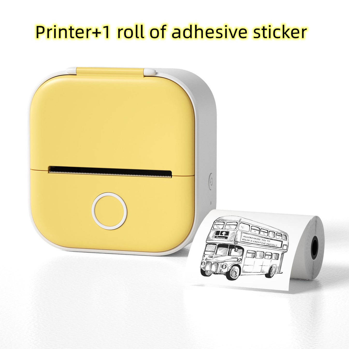 Portable Mini Thermal Label Printer Home Photo Printer Student Wrong Question Printer Bluetooth-compatible Mini Label Printer Price Tag-c