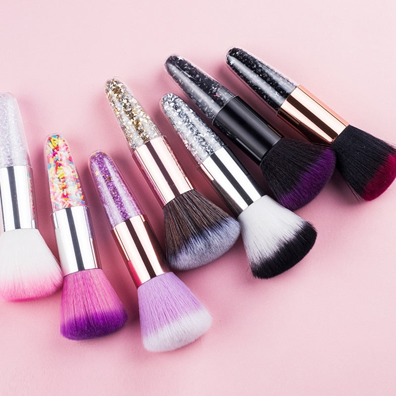 Nail Art Brush Remove Nail Dust Brush Acrylic UV Gel Polish Powder Cleaning