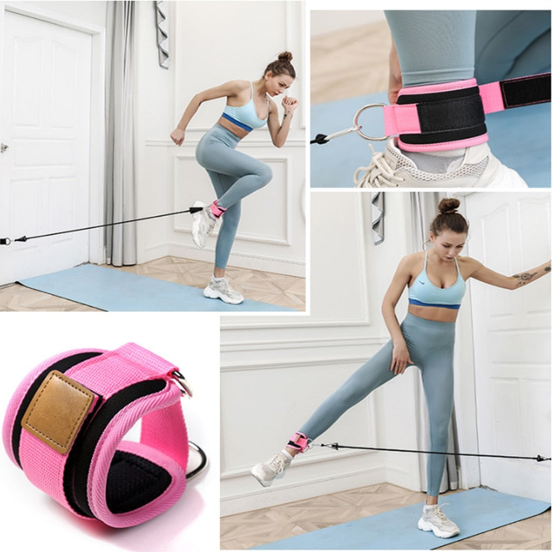 4Pcs Resistance Bands Ankle Straps