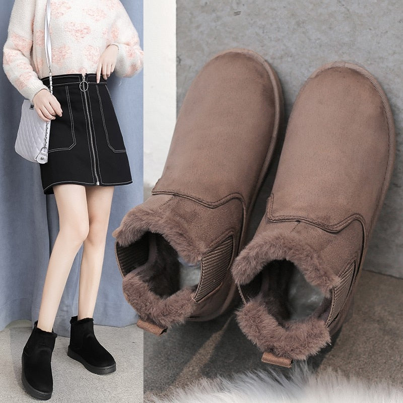 2023 New Women Boots Thickening Plus Velvet Winter Fashion Warm Short Boots Cotton Shoes Women'S Snow Boots Winter Boots