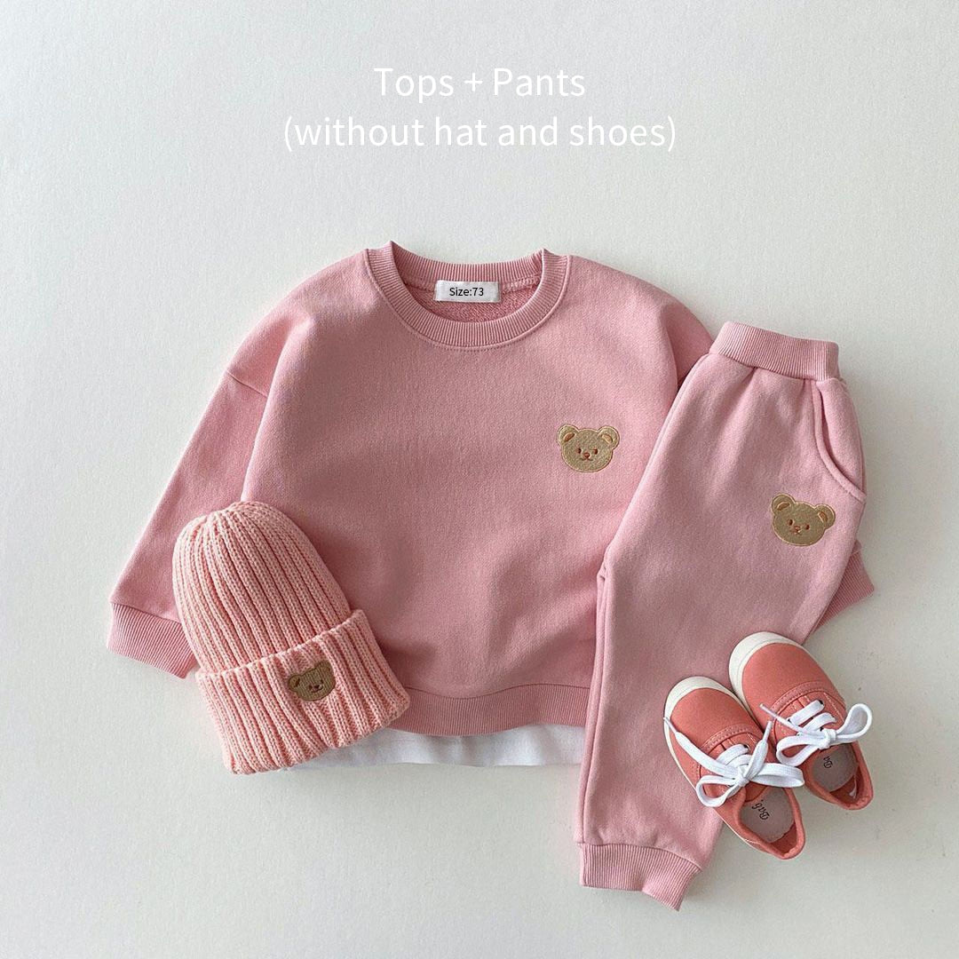 Fashion Toddler Baby Boys Girl Fall Clothes Sets Baby Girl Clothing Set Kids Sports