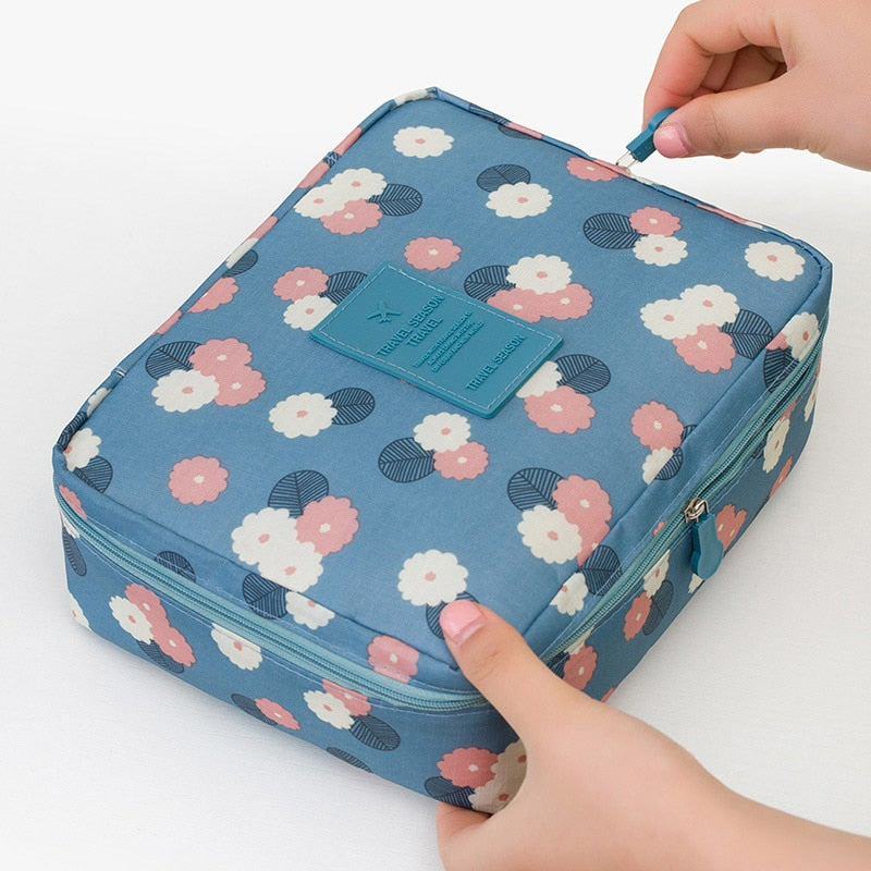 Women Travel Organization Beauty Cosmetic Make up Storage Handbag