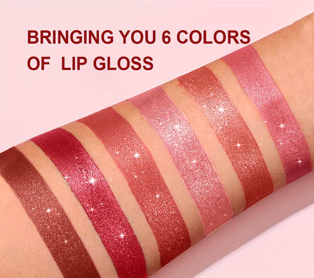 [Long-Lasting Lipstick] Waterproof, Long-Lasting 1pc of Coral Pearlescent Lipstick | Non-Sticky Formula, Easy to Apply for All Skin Types, Shimmer Lip Gloss