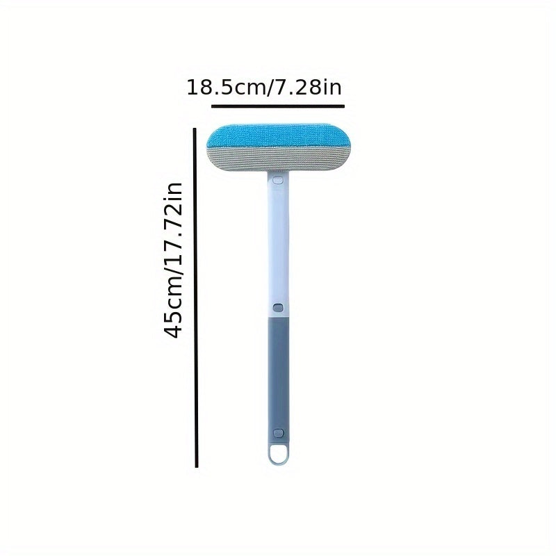 Two-in-One Pet Hair Remover Brush - Washable & Reusable, Ideal for Dog Hair on Carpets and Sofas, Suitable for Removing Sticky Pet Cat Hair from Sofa Beds and Carpets