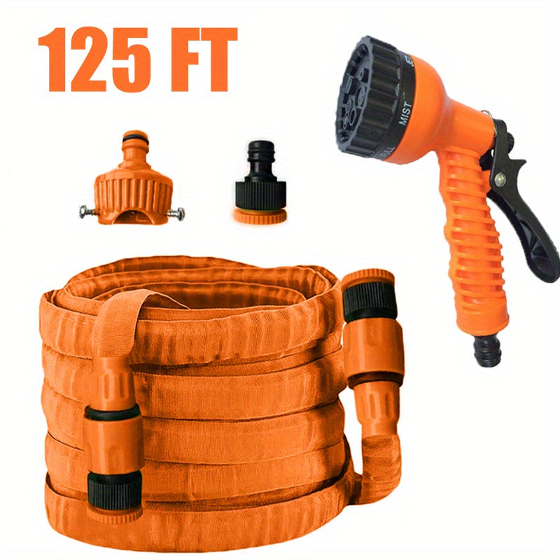 25/ 50/ 75/ 100/ 125/ 150ft Garden Hose, Kink Resistant, Plastic Water Hose for RV, Boat, Camping, Tree Care and Watering - Four Seasons Outdoor Use, Garden Watering Hose | Easy-to-Store Hose | Durable Polyester Hose Seasonal