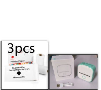 Portable Mini Thermal Label Printer Home Photo Printer Student Wrong Question Printer Bluetooth-compatible Mini Label Printer Price Tag-c