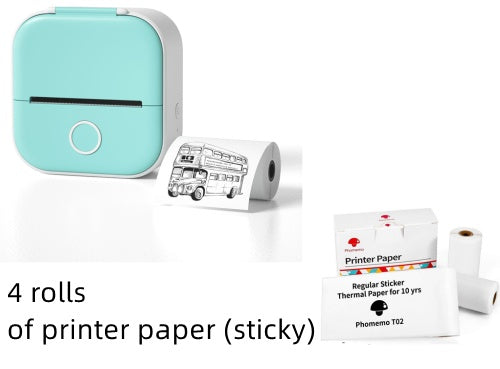 Portable Mini Thermal Label Printer Home Photo Printer Student Wrong Question Printer Bluetooth-compatible Mini Label Printer Price Tag-c