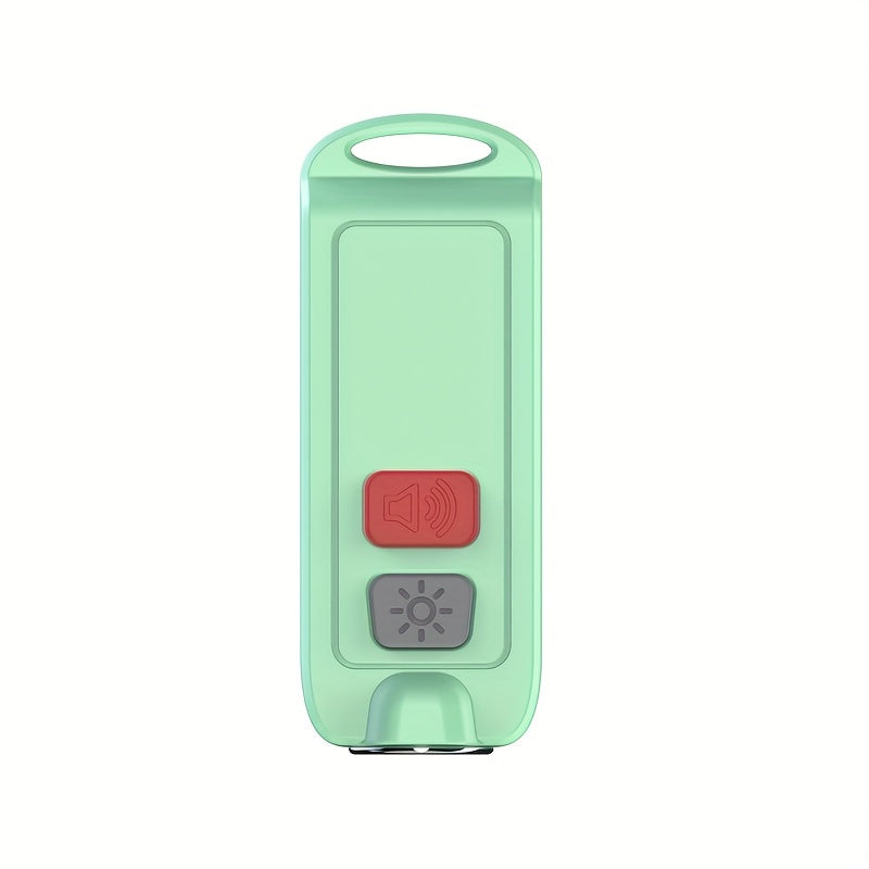 Emergency Safety Alarm Keychain with 130Db Sound, IP66 Rating, And USB Charging - Designed for Women And Seniors - Features a Bright Flashing LED Light
