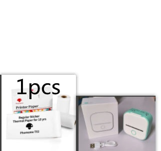 Portable Mini Thermal Label Printer Home Photo Printer Student Wrong Question Printer Bluetooth-compatible Mini Label Printer Price Tag-c