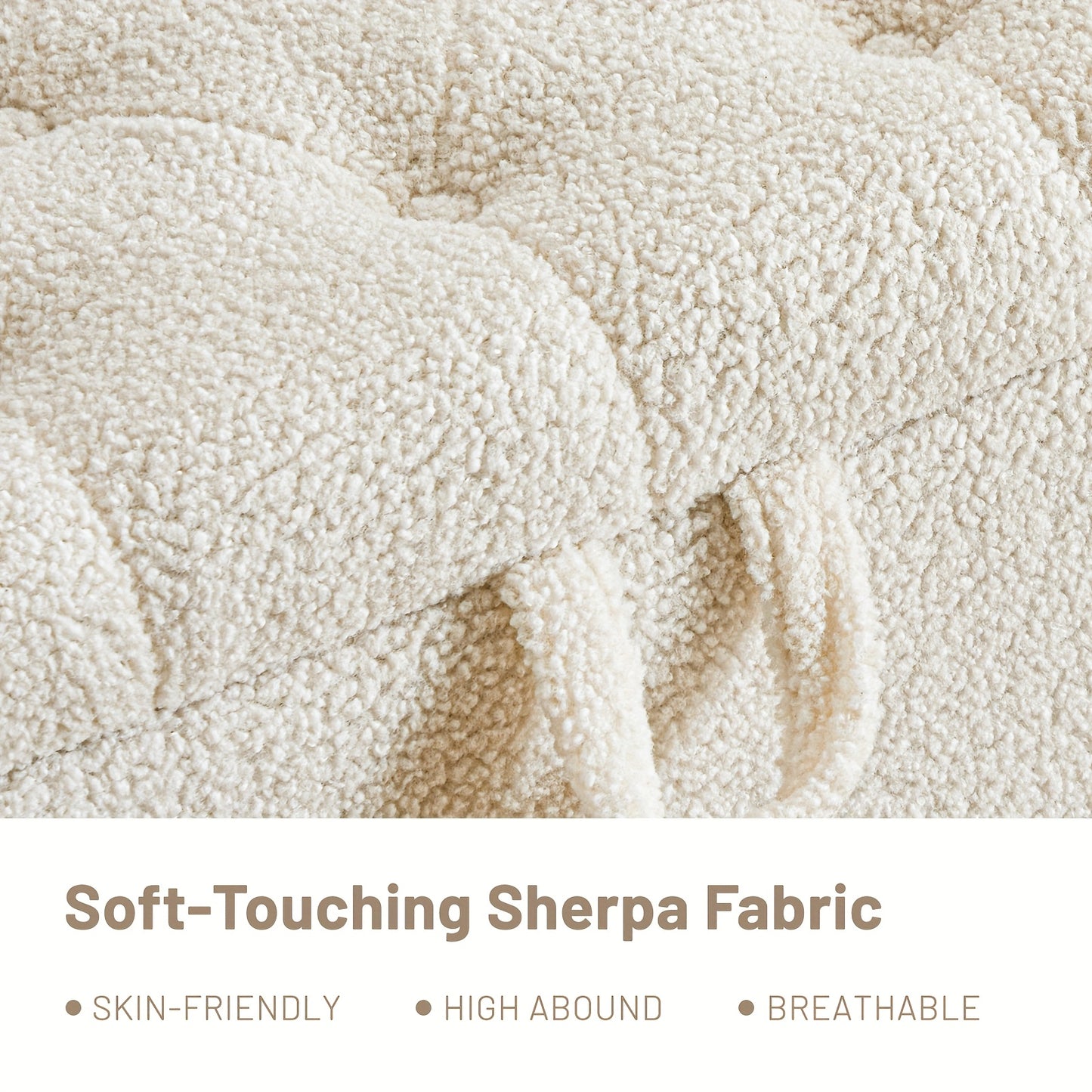 FURNIMART Luxury Mid-Century Modern Wooden Storage Bench with Roll-Up Arms - Large Capacity Flip-Top Design, Durable Recycled Wood, Easy Assembly for Bedroom, Living Room, Hallway