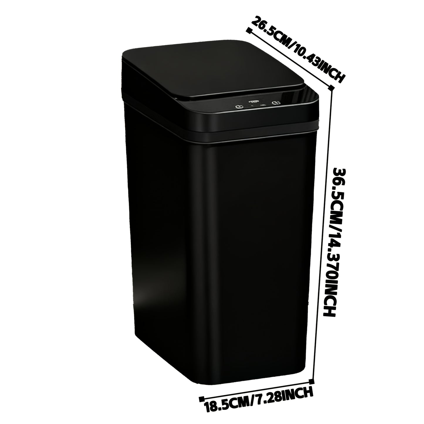 1 pack 17L/4.49gal Smart Kitchen Trash Can (enhanced version): multi-mode, kick-activated sensor, stay-open/closed button. AA batteries (not included), modern design - ideal for home, office, bathroom/kitchen, top Halloween/C