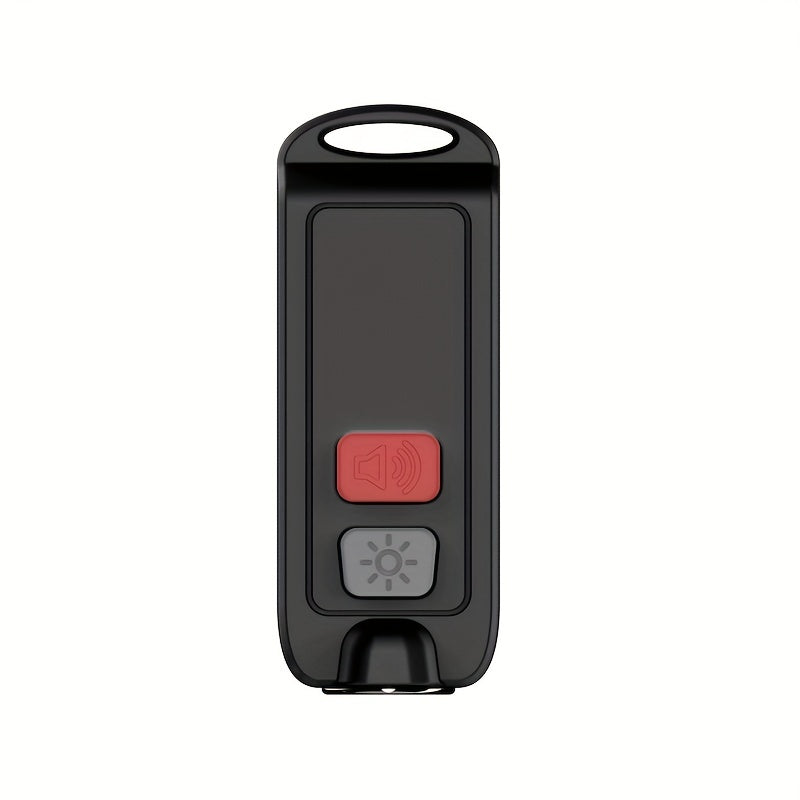 Emergency Safety Alarm Keychain with 130Db Sound, IP66 Rating, And USB Charging - Designed for Women And Seniors - Features a Bright Flashing LED Light