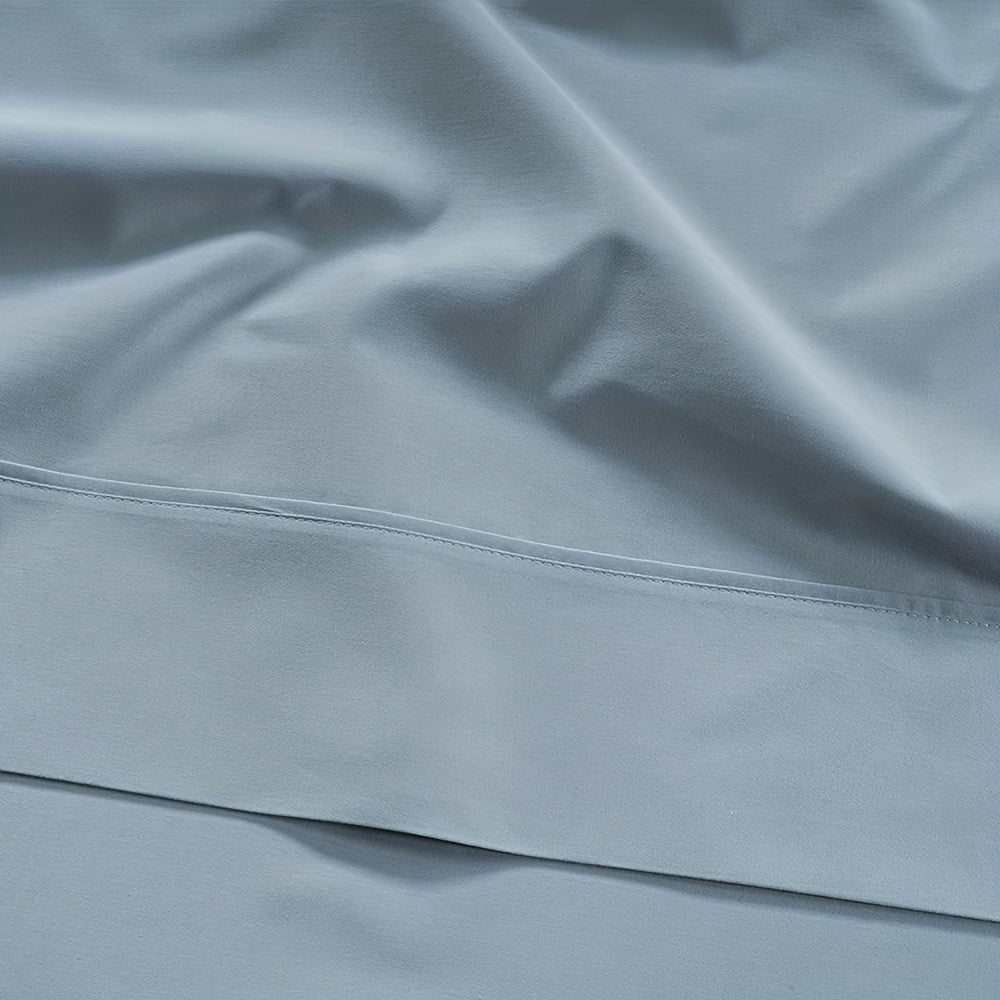 4pcs Bamboo Cooling Bed Sheets Sets Queen Size - Ultra Soft & Luxuriously Cooling, 17" Deep Pocket, Double Stitching, Perfect For Hot Sleepers - Queen Bed Sheets