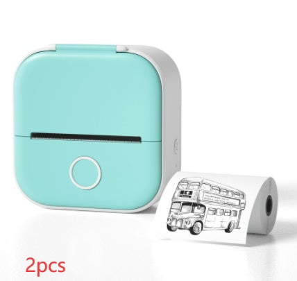 Portable Mini Thermal Label Printer Home Photo Printer Student Wrong Question Printer Bluetooth-compatible Mini Label Printer Price Tag-c