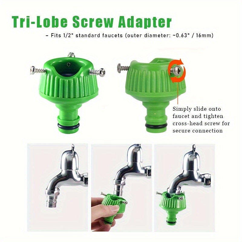 25/ 50/ 75/ 100/ 125/ 150ft Garden Hose, Kink Resistant, Plastic Water Hose for RV, Boat, Camping, Tree Care and Watering - Four Seasons Outdoor Use, Garden Watering Hose | Easy-to-Store Hose | Durable Polyester Hose Seasonal