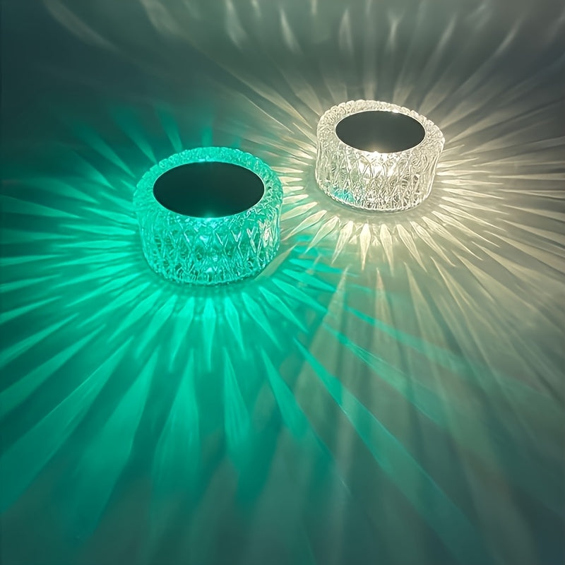 16-Color Touch Charging Table Lamp, 3-Level Brightness, Portable LED Light, Suitable for Night Light, Bedside Lamp, and Dining Room Lamp