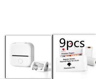 Portable Mini Thermal Label Printer Home Photo Printer Student Wrong Question Printer Bluetooth-compatible Mini Label Printer Price Tag-c