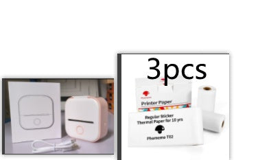 Portable Mini Thermal Label Printer Home Photo Printer Student Wrong Question Printer Bluetooth-compatible Mini Label Printer Price Tag-c