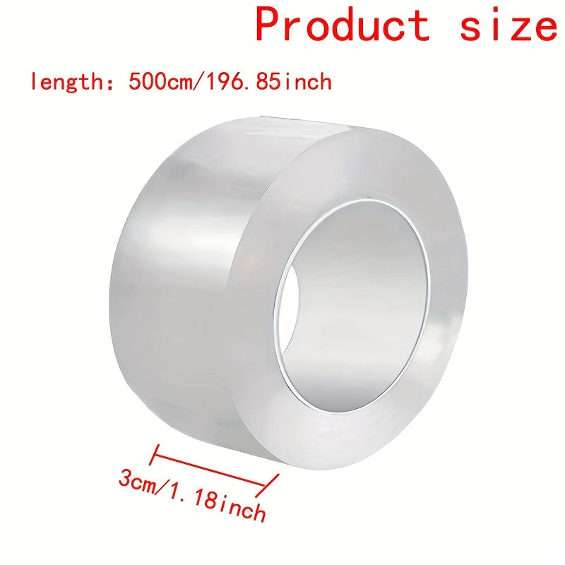 2 Rolls of Silicone Kitchen and Bathroom Waterproof Tape, Kitchen Seam Sealing Strip, Transparent Waterproof Strip, Bathroom Toilet Gap Wall Corner Line Sticker Tape, Suitable for Sink Gap, Durable Material, Ideal Choice for