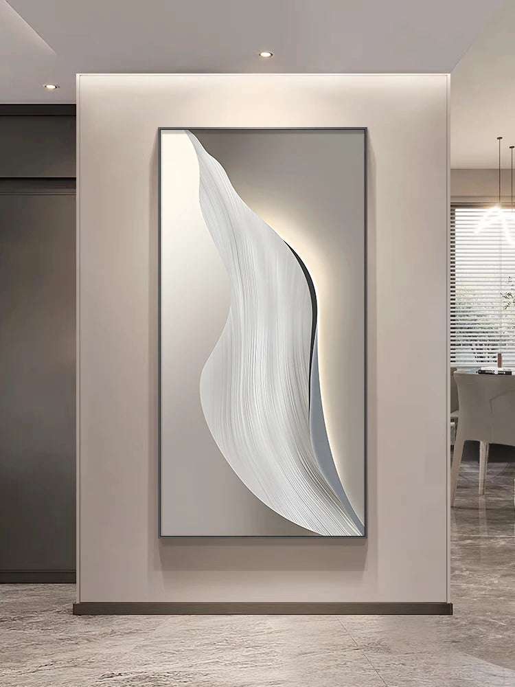 Entrance Foyer Decoration Painting Light Luxury High-end Ornament Led Room Light Interior Wall Lamp Home Decoration Item Picture