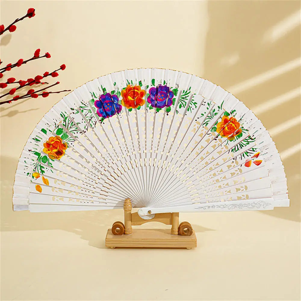 Personalized Portable Wooden Fan Wedding Favors Gifts For Guest Sandalwood Hand Fan Party Decoration 20cm Wood Folding Fan