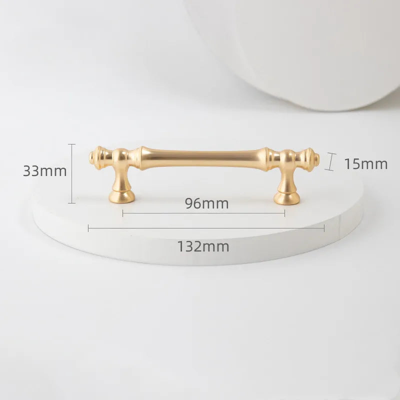 Zinc Alloy Cabinet Door Handles Gold Black Knobs Antique Drawer Pulls Vintage Kitchen Cupboard Handle Wardrobe Pull Hardware