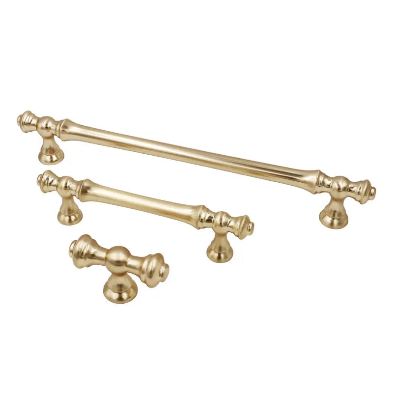 Zinc Alloy Cabinet Door Handles Gold Black Knobs Antique Drawer Pulls Vintage Kitchen Cupboard Handle Wardrobe Pull Hardware