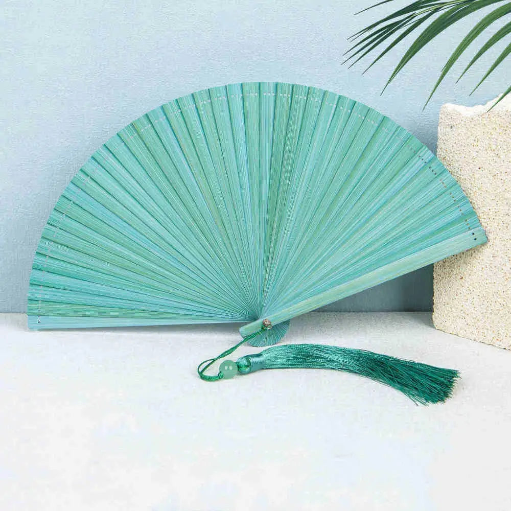 Personalized Portable Wooden Fan Wedding Favors Gifts For Guest Sandalwood Hand Fan Party Decoration 20cm Wood Folding Fan