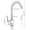 Luxury Gold Kitchen Faucet Gold Brass for Cold and Hot Mixer Tap Sink Faucet Vegetable Washing Basin Brushed Brass