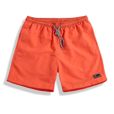Men&#39;s Shorts Polyester Shorts for Men New 2021 Summer Solid Breathable Elastic Waist Casual Man Shorts Male Bermuda Homme