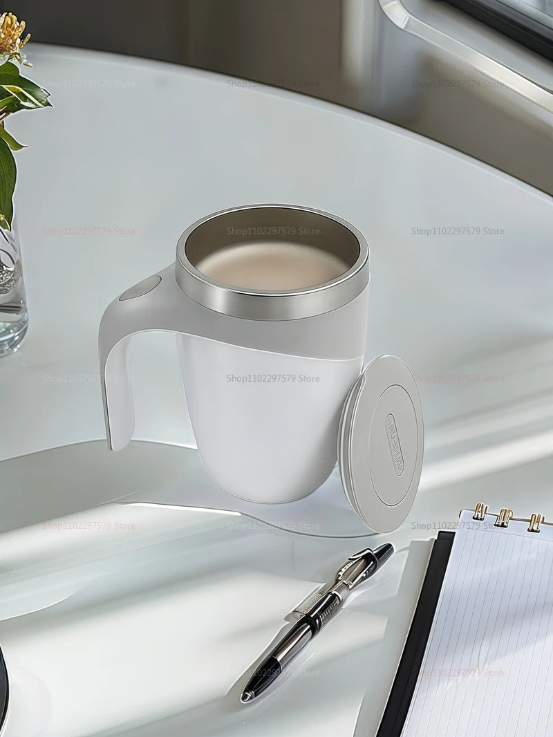 Portable Automatic Mixing Cup 304 Stainless Steel Self Stirring Magnetic Mug Rechargeable Electric Blender For Coffee Milk Tea