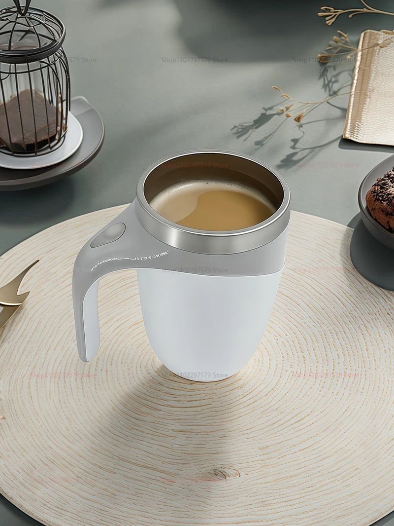 Portable Automatic Mixing Cup 304 Stainless Steel Self Stirring Magnetic Mug Rechargeable Electric Blender For Coffee Milk Tea