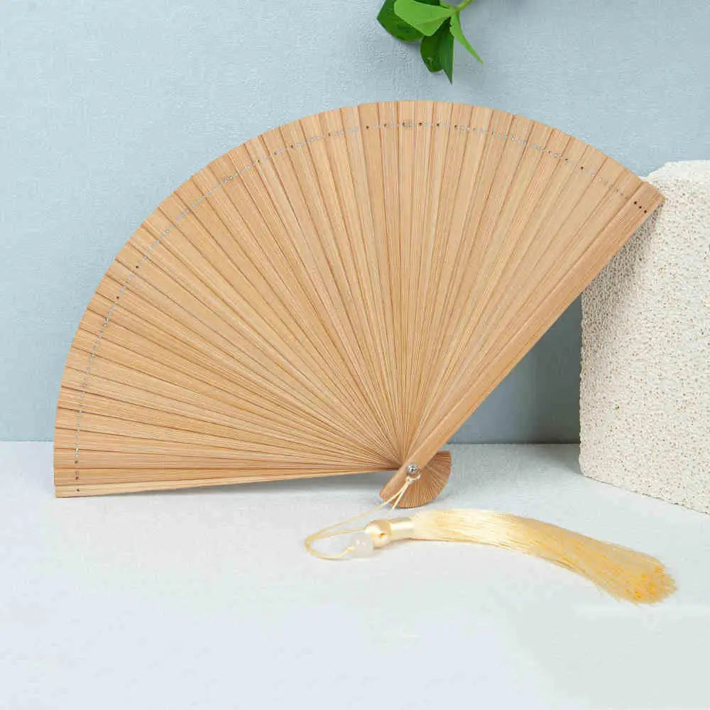 Personalized Portable Wooden Fan Wedding Favors Gifts For Guest Sandalwood Hand Fan Party Decoration 20cm Wood Folding Fan