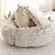 Winter 2 In 1 Cat Bed Round Warm Pet Bed House Long Plush Dog Bed Warm Sleeping Bag Sofa Cushion Nest For Small Dogs Cats Kitten