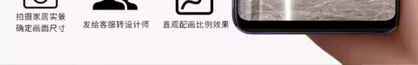 Modern Minimalist Mural Lamp Entrance Decoration Painting Facing Door High-End Hanging Painting Corridor Abstract Mural Hallway