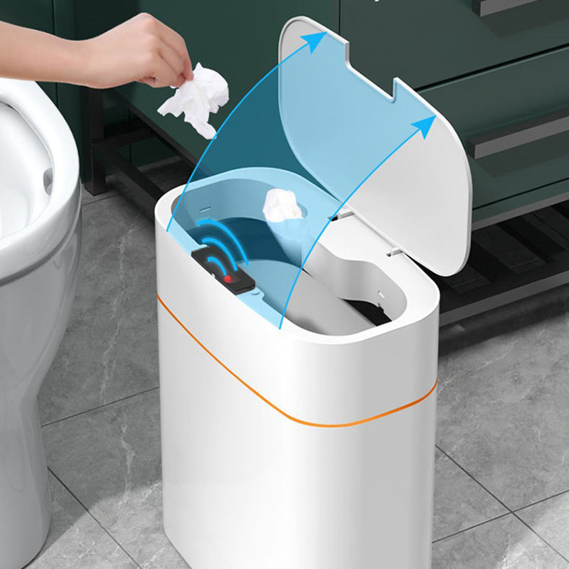 Smart Trash Can With Lid For Bedroom And Living Room Kitchen Storage Box Trash Can Induction Small Car Box Automatic Smart Dustbin Smart Trash Bin-c