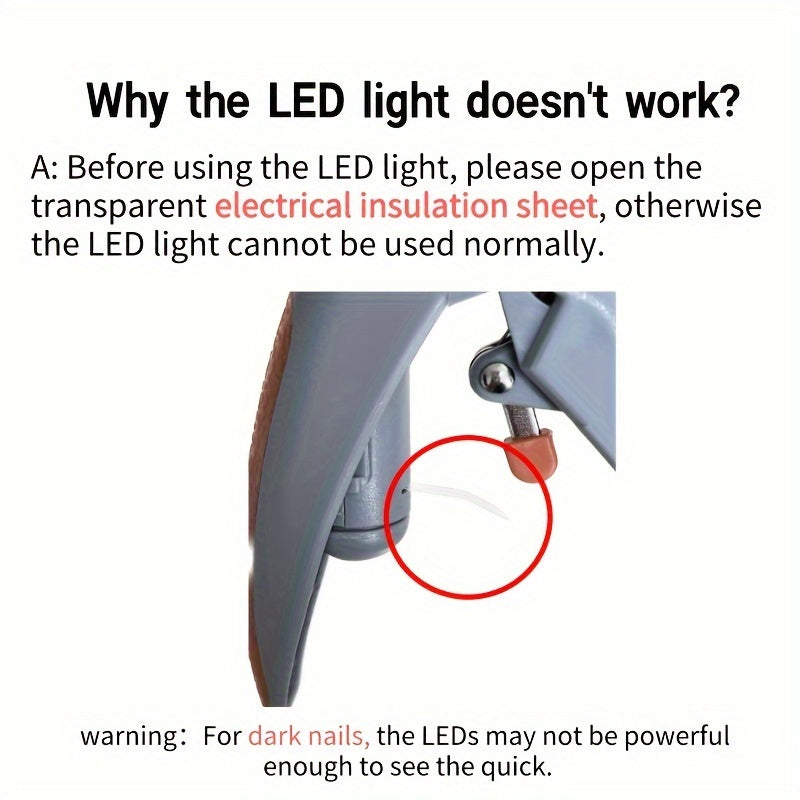 LED Lighted Pet Nail Clipper with 5x Magnification & Nail Catcher - USB-Powered, Ergonomic Design for Cats & Dogs, Safe & Precise Trimming, No Batteries Needed