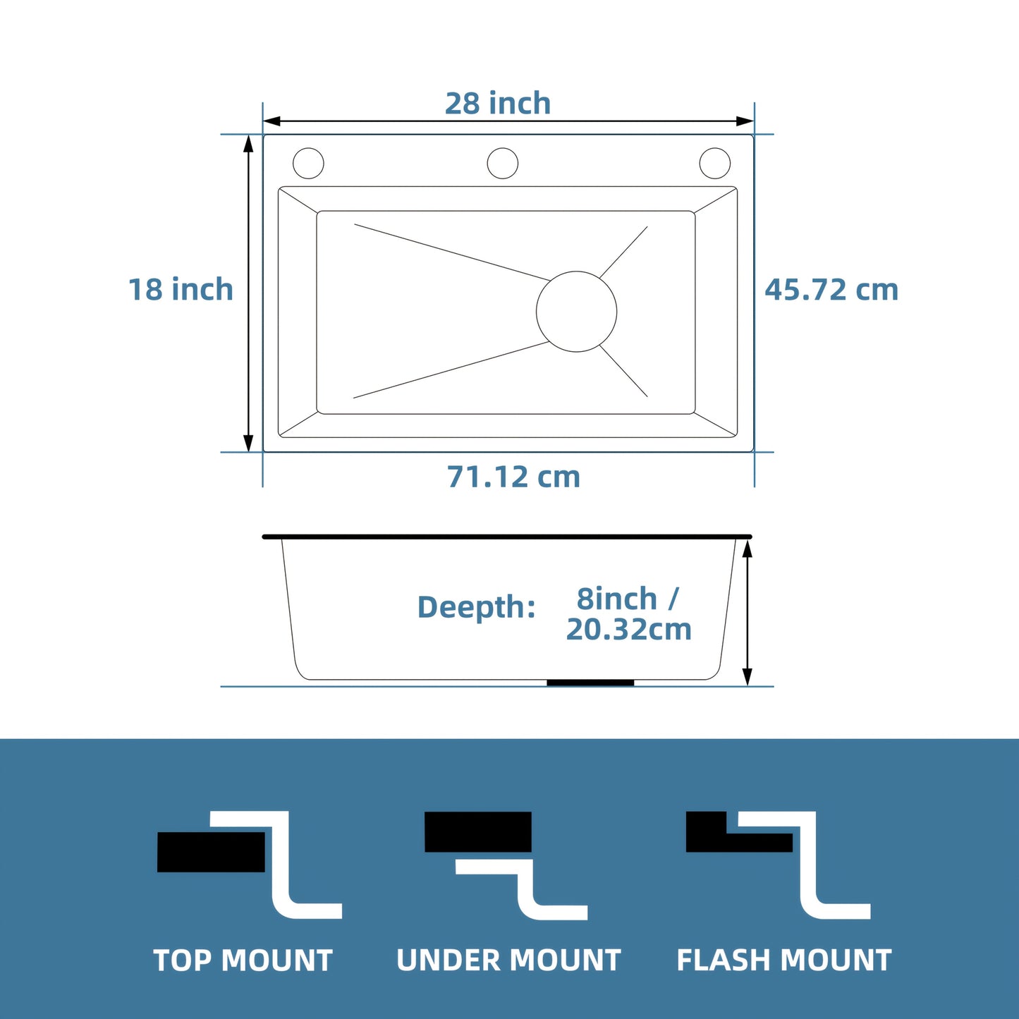 28" 30 "32" Kitchen Sink Stainless Steel Single Bowl Drip Top Installation Imitation Honeycomb Nano-coated Single Bowl Kitchen Sink Stainless Steel Retractable Faucet, Retractable Basket, Soap Liquid Dispenser, Cold And Hot A