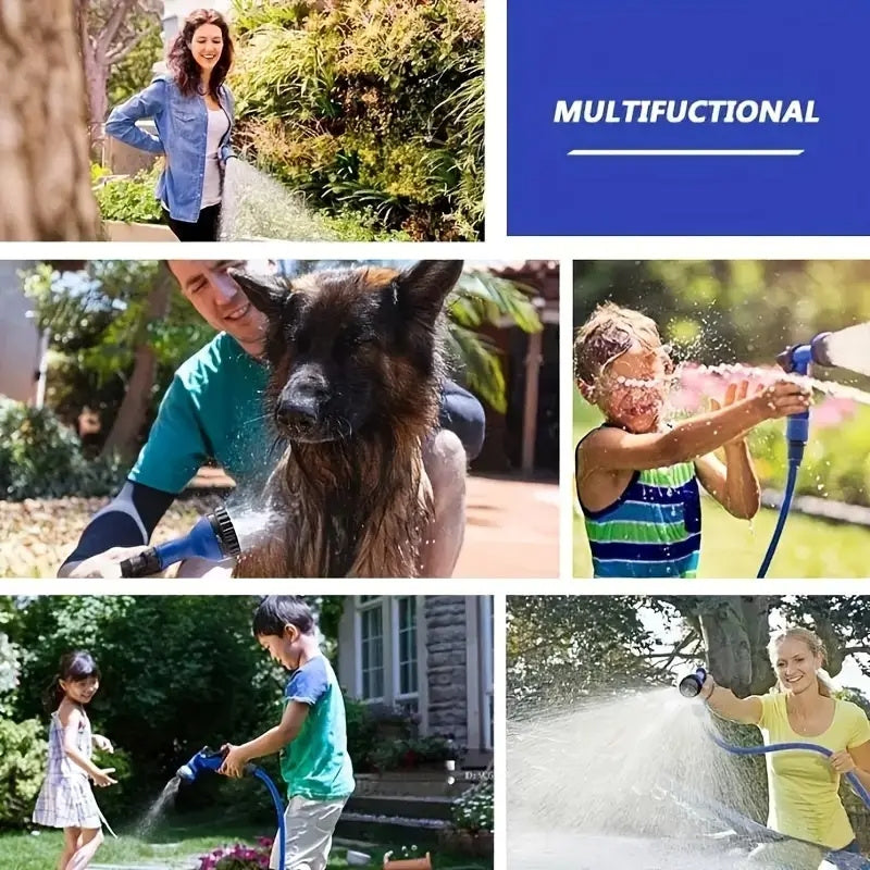 25/ 50/ 75/ 100/ 125/ 150ft Garden Hose, Kink Resistant, Plastic Water Hose for RV, Boat, Camping, Tree Care and Watering - Four Seasons Outdoor Use, Garden Watering Hose | Easy-to-Store Hose | Durable Polyester Hose Seasonal