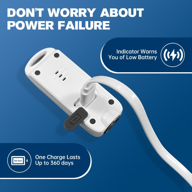 Emergency Safety Alarm Keychain with 130Db Sound, IP66 Rating, And USB Charging - Designed for Women And Seniors - Features a Bright Flashing LED Light